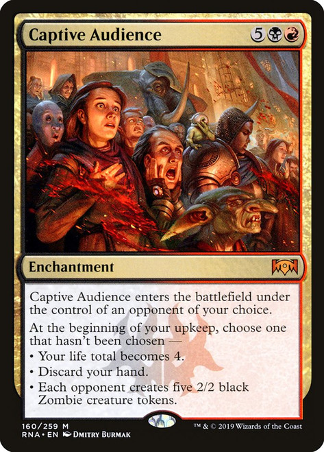 Captive Audience\nRavnica Allegiance\nSingle\nMagic The Gathering