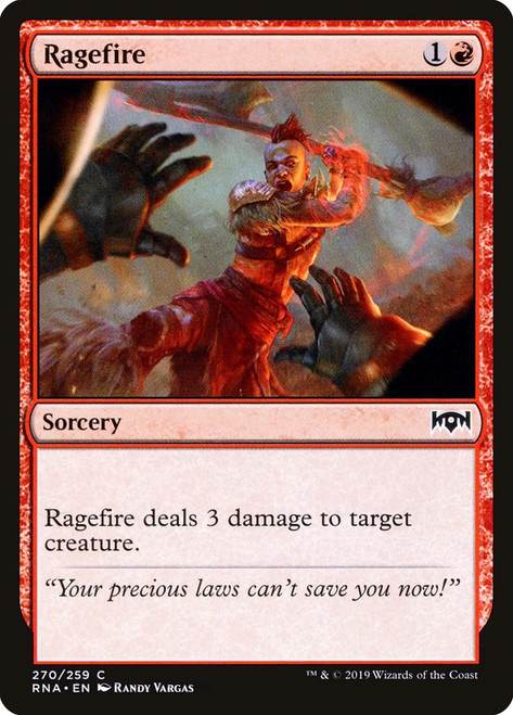 Ragefire (Planeswalker Deck)\nRavnica Allegiance\nSingle\nMagic The Gathering