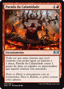 Cavalcade of Calamity
Ravnica Allegiance - Portuguese
Single
Magic The Gathering