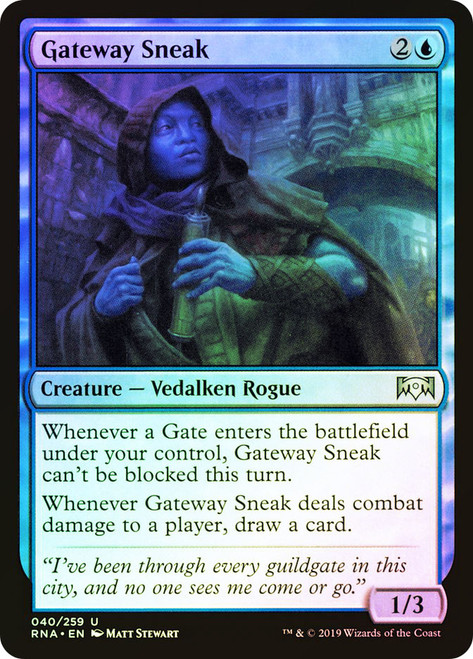 Gateway Sneak\nRavnica Allegiance\nSingle\nMagic The Gathering