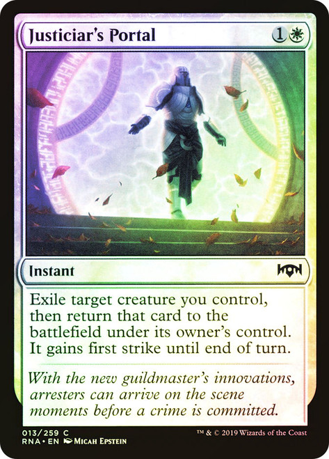 Justiciar's Portal\nRavnica Allegiance\nSingle\nMagic The Gathering