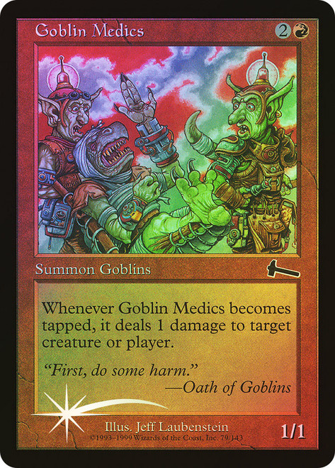Goblin Medics\nUrza's Legacy\nSingle\nMagic The Gathering