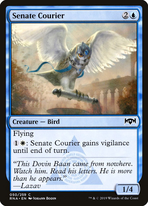 Senate Courier\nRavnica Allegiance\nSingle\nMagic The Gathering