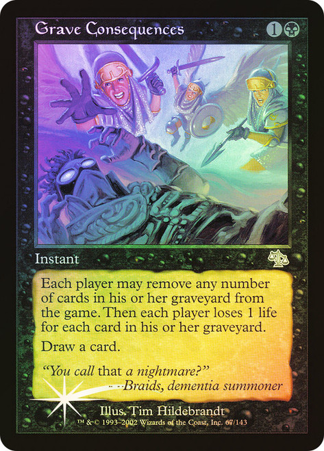 Grave Consequences\nJudgment\nSingle\nMagic The Gathering