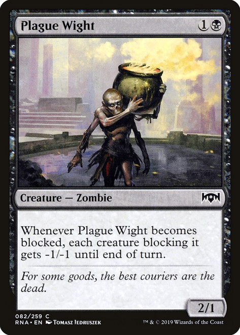 Plague Wight\nRavnica Allegiance\nSingle\nMagic The Gathering