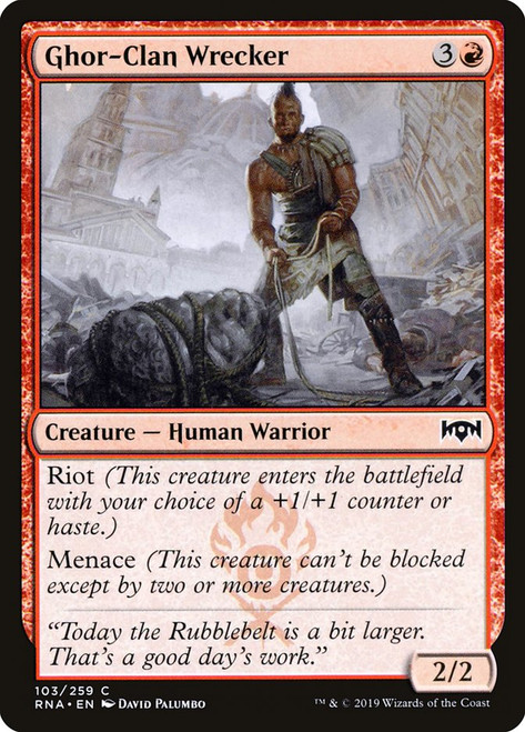 Ghor-Clan Wrecker\nRavnica Allegiance\nSingle\nMagic The Gathering