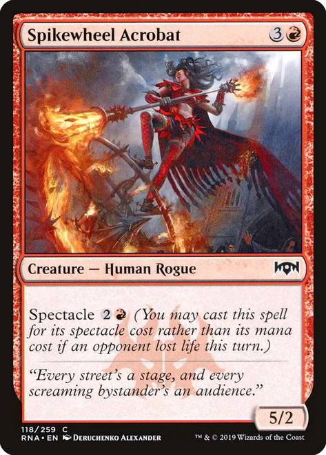Spikewheel Acrobat\nRavnica Allegiance\nSingle\nMagic The Gathering