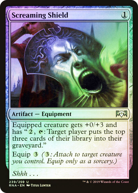 Screaming Shield\nRavnica Allegiance\nSingle\nMagic The Gathering