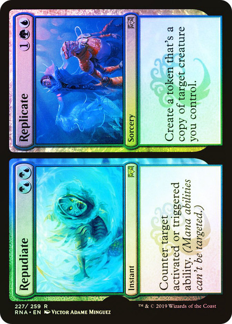 Repudiate // Replicate\nRavnica Allegiance\nSingle\nMagic The Gathering