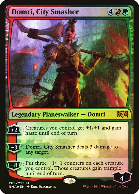 Domri, City Smasher (Planeswalker Deck)\nRavnica Allegiance\nSingle\nMagic The Gathering