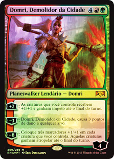 Domri, City Smasher (Introductory Product)
Ravnica Allegiance (Foil) - Portuguese
Single
Magic The Gathering