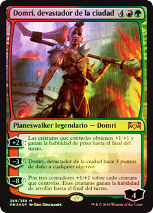 Domri, City Smasher (Introductory Product)
Ravnica Allegiance (Foil) - Spanish
Single
Magic The Gathering