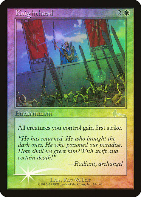 Knighthood\nUrza's Legacy\nSingle\nMagic The Gathering