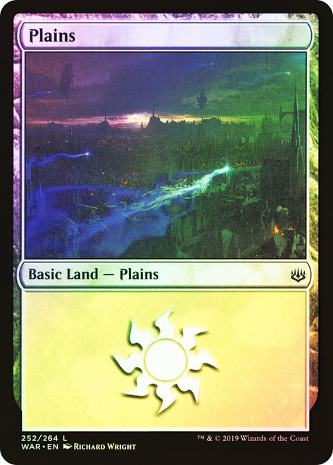 Plains (#252)\nWar of the Spark\nSingle\nMagic The Gathering