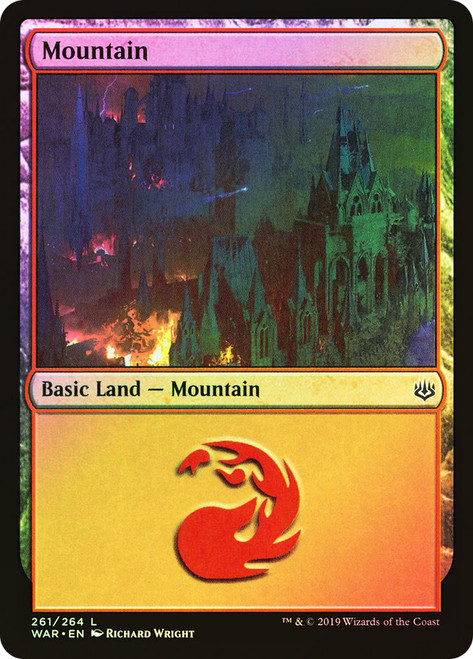Mountain (#261)\nWar of the Spark\nSingle\nMagic The Gathering