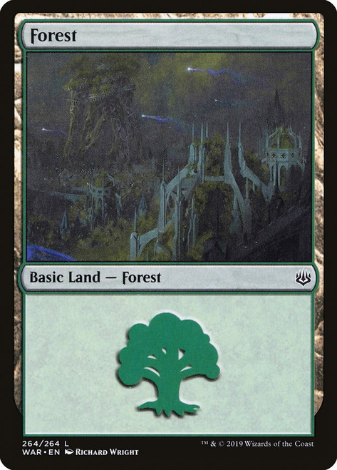 Forest (#264)\nWar of the Spark\nSingle\nMagic The Gathering