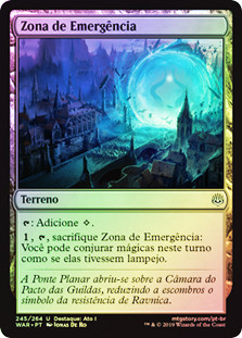 Emergence Zone
War of the Spark (Foil) - Portuguese
Single
Magic The Gathering
