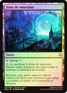 Emergence Zone
War of the Spark (Foil) - Spanish
Single
Magic The Gathering