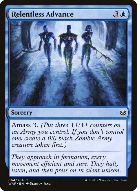 Relentless Advance\nWar of the Spark\nSingle\nMagic The Gathering