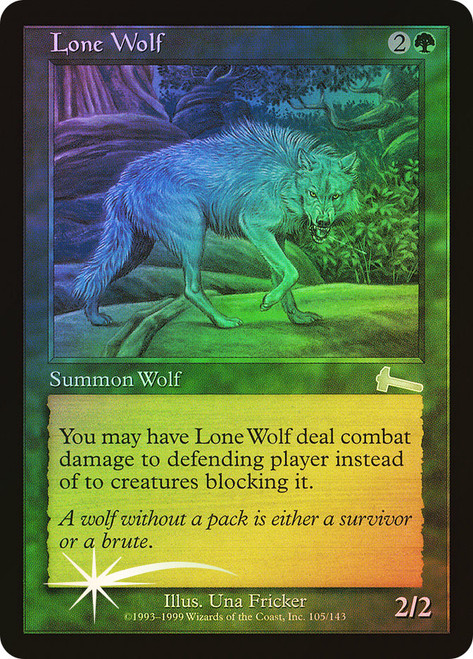 Lone Wolf\nUrza's Legacy\nSingle\nMagic The Gathering