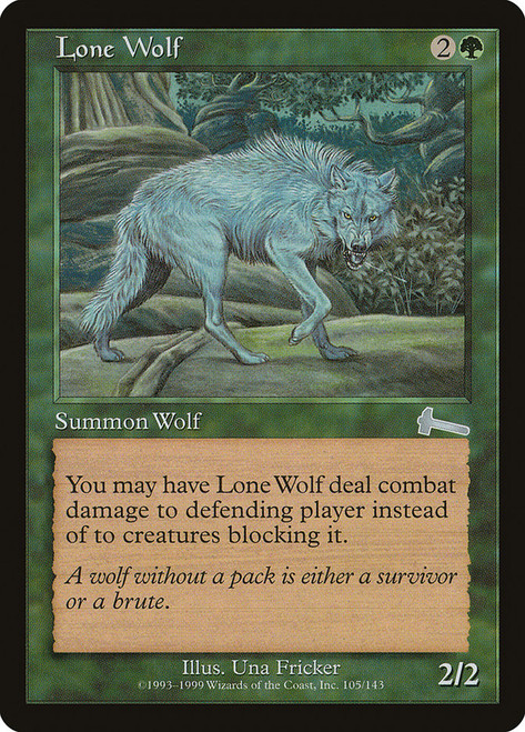 Lone Wolf\nUrza's Legacy\nSingle\nMagic The Gathering