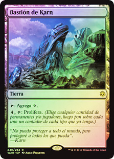 Karn's Bastion
War of the Spark (Foil) - Spanish
Single
Magic The Gathering
