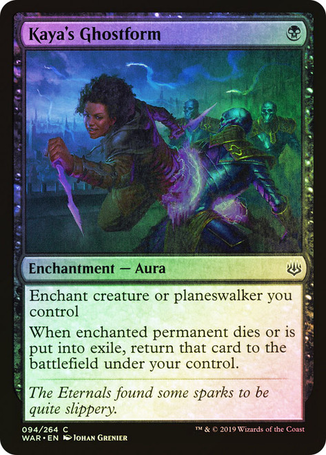 Kaya's Ghostform\nWar of the Spark\nSingle\nMagic The Gathering