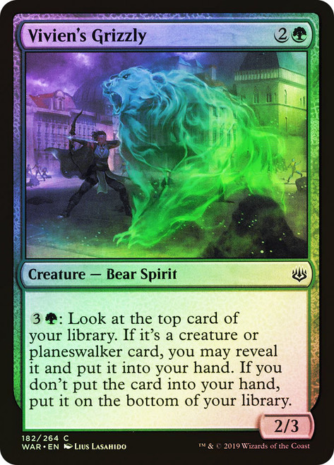 Vivien's Grizzly\nWar of the Spark\nSingle\nMagic The Gathering