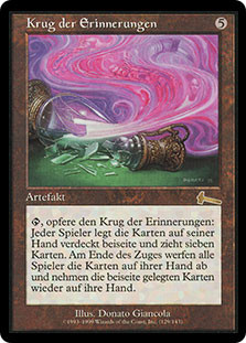Memory Jar
Urza's Legacy - German
Single
Magic The Gathering