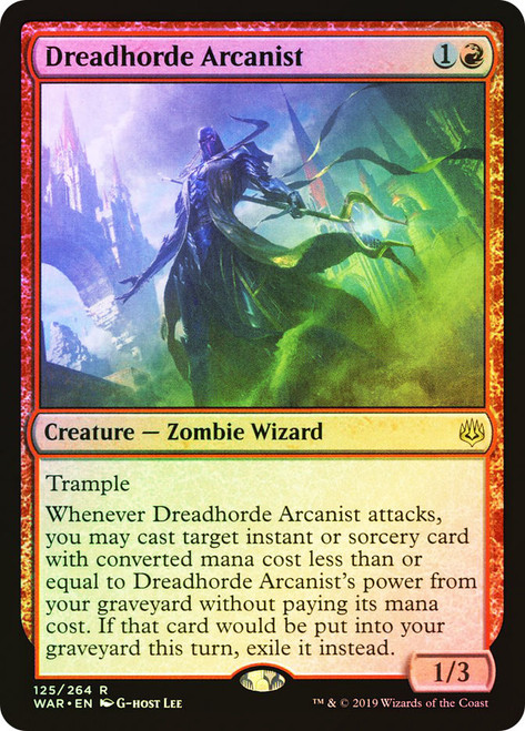 Dreadhorde Arcanist\nWar of the Spark\nSingle\nMagic The Gathering