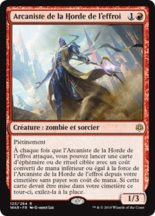Dreadhorde Arcanist
War of the Spark - French
Single
Magic The Gathering