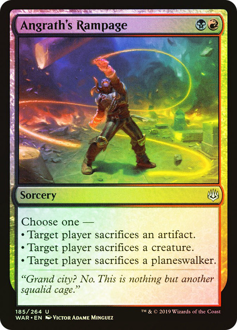 Angrath's Rampage\nWar of the Spark\nSingle\nMagic The Gathering