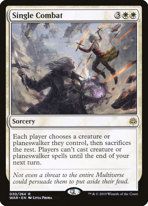 Single Combat\nWar of the Spark\nSingle\nMagic The Gathering