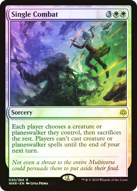 Single Combat\nWar of the Spark\nSingle\nMagic The Gathering