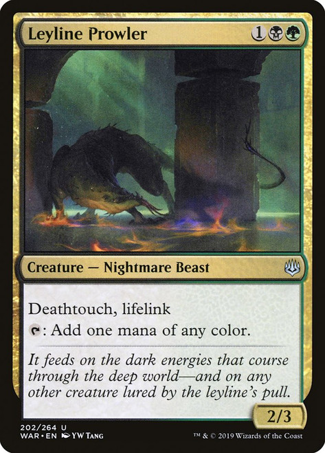Leyline Prowler\nWar of the Spark\nSingle\nMagic The Gathering