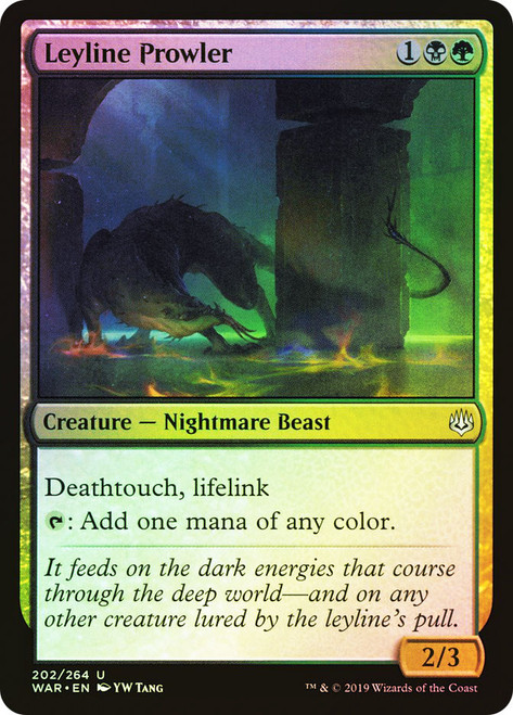 Leyline Prowler\nWar of the Spark\nSingle\nMagic The Gathering