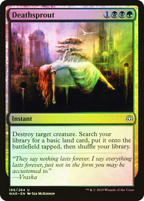 Deathsprout\nWar of the Spark\nSingle\nMagic The Gathering