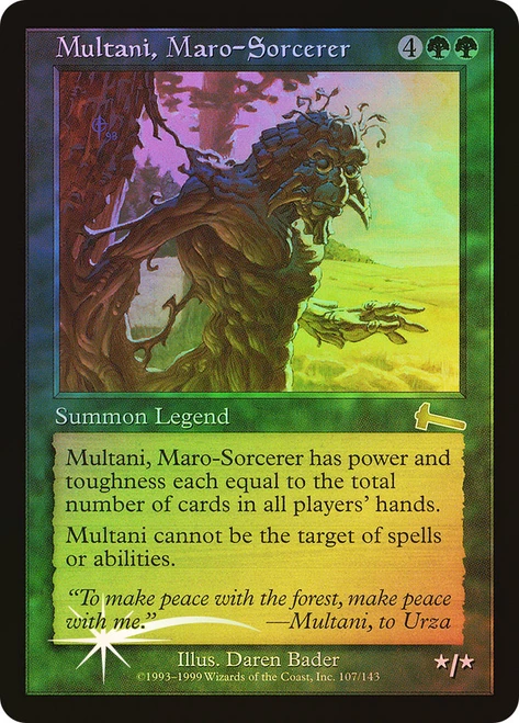 Multani, Maro-Sorcerer\nUrza's Legacy\nSingle\nMagic The Gathering