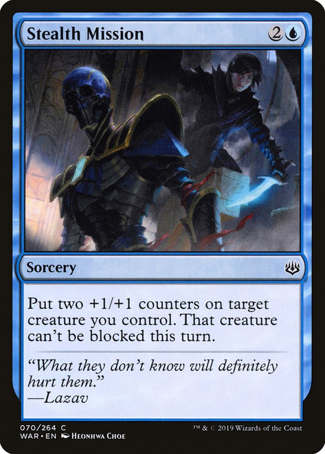 Stealth Mission\nWar of the Spark\nSingle\nMagic The Gathering