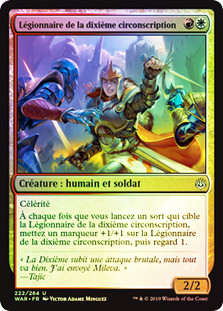 Tenth District Legionnaire
War of the Spark (Foil) - French
Single
Magic The Gathering
