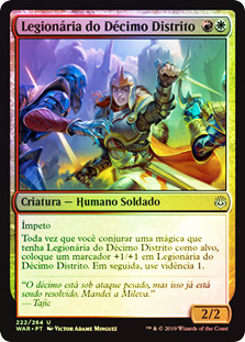 Tenth District Legionnaire
War of the Spark (Foil) - Portuguese
Single
Magic The Gathering