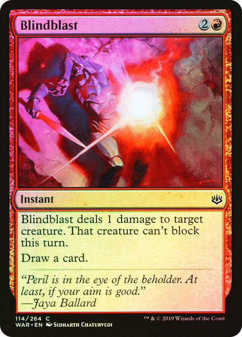 Blindblast\nWar of the Spark\nSingle\nMagic The Gathering