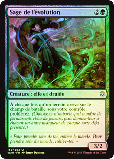 Evolution Sage
War of the Spark (Foil) - French
Single
Magic The Gathering