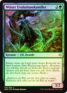 Evolution Sage
War of the Spark (Foil) - German
Single
Magic The Gathering