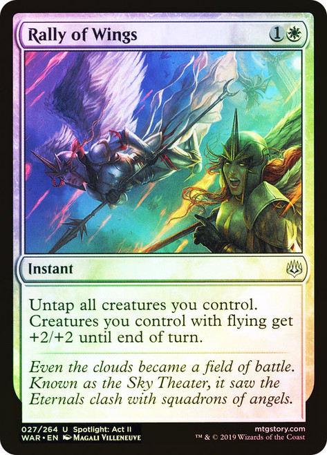 Rally of Wings\nWar of the Spark\nSingle\nMagic The Gathering