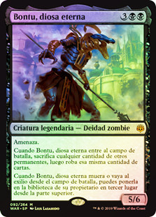 God-Eternal Bontu
War of the Spark (Foil) - Spanish
Single
Magic The Gathering