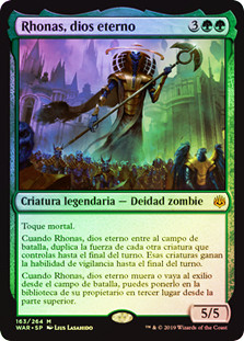 God-Eternal Rhonas
War of the Spark (Foil) - Spanish
Single
Magic The Gathering