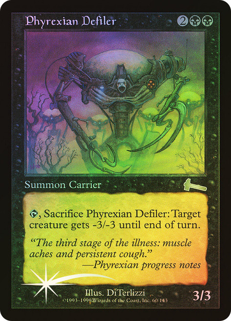 Phyrexian Defiler\nUrza's Legacy\nSingle\nMagic The Gathering
