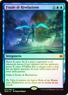 Finale of Revelation
War of the Spark (Foil) - Italian
Single
Magic The Gathering