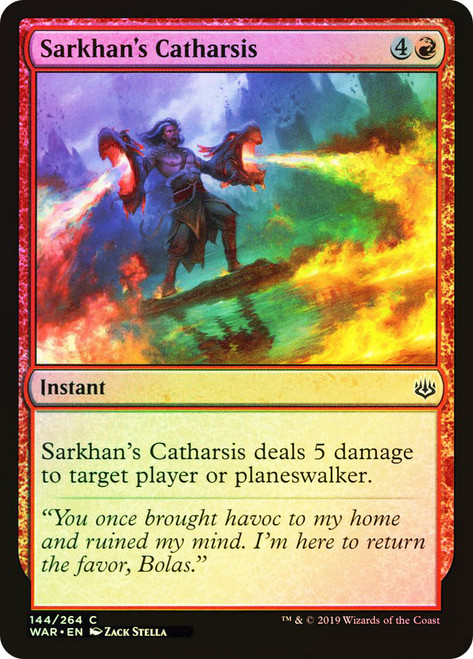 Sarkhan's Catharsis\nWar of the Spark\nSingle\nMagic The Gathering
